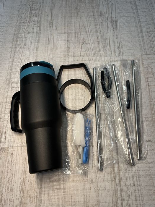 Велика Термокружка-кухоль( tumbler)1182 мл з ручкою та аксесуарами