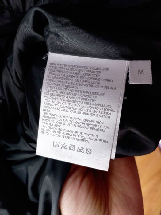 C&A Clockhouse puchowy płaszczyk kurtka zimowy płaszcz pierze S-M