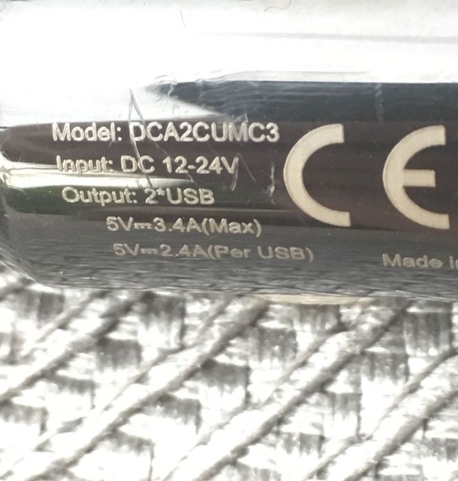 Автомобільний зарядний пристрій Energizer Ultimate 3.4A microUSB