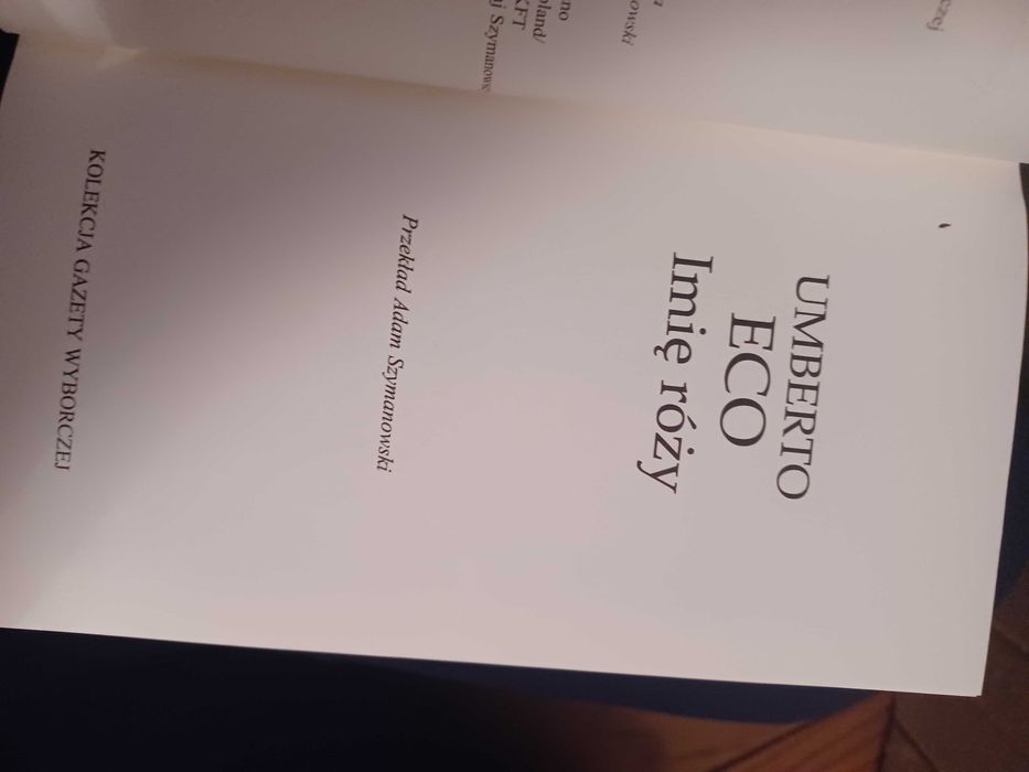 Umberto eco imie róży