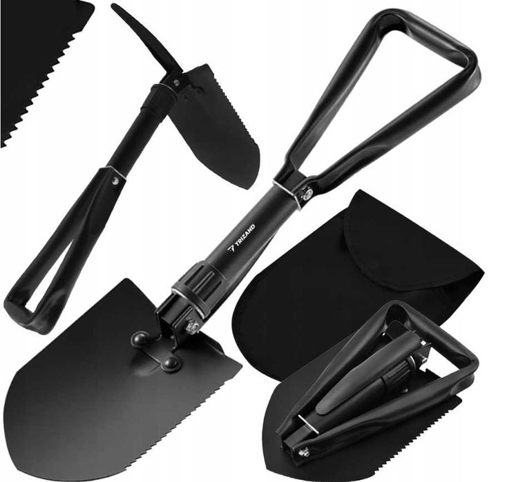 Łopata polowa składana – saperka wojskowa z funkcją kilofa i piły