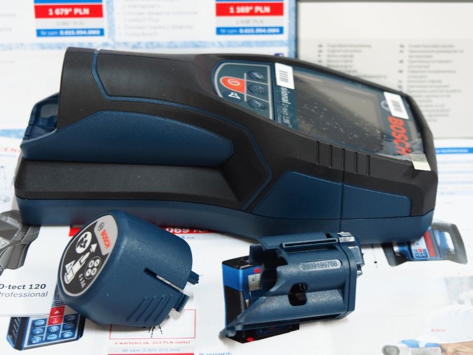 BOSCH D-TECT 120 detektor czujnik wykrywacz kabli szukacz drewno