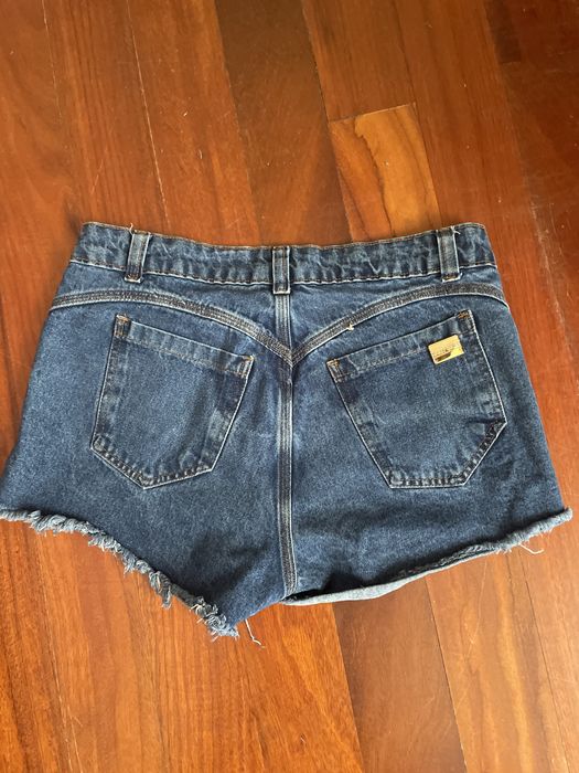 Calcão de ganga azul