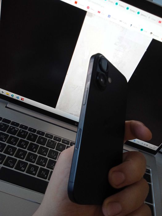 iphone 16 128 esim neverlock 95% (gray) ідеал