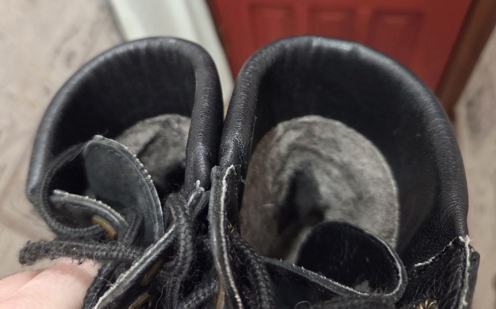 Ботинки чоловічі зимові шкіряні 41 р., 27 см аналог Timberland