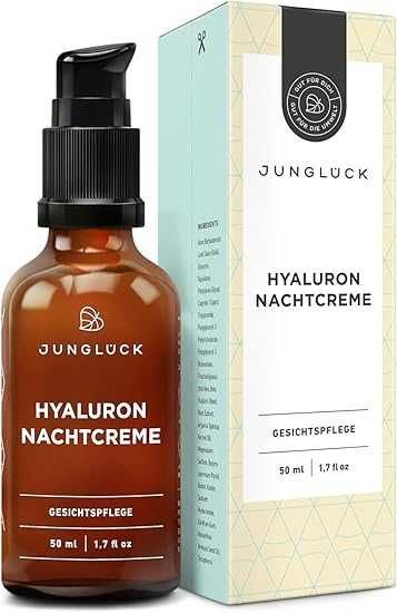 JUNGLÜCK Hyaluron krem na noc - wegański 50ml