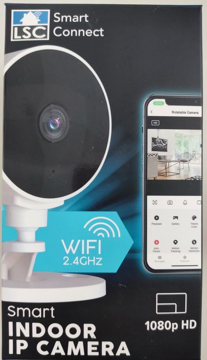 Kamera WiFi 2.4 GHz HD 1080p Funkcja Dżwięku Micro SD do 128GB IP 20
