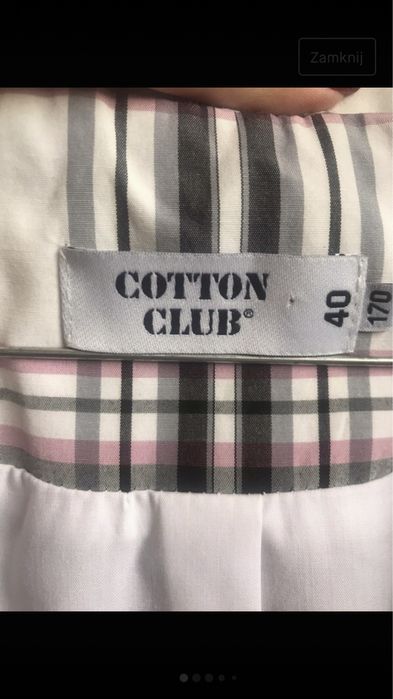 Nowy plaszczyk Cotton Club