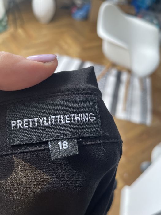 Sukienka 3xl czarna koszulowa 18 rozmiar
