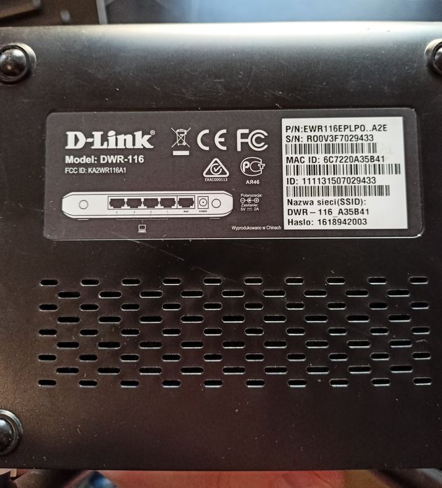 Modem LTE Huawei E3372 + Router D-Link DWR-116