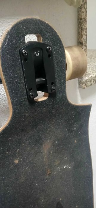 Landyachtz Switchblade 38'' Crown Peak Longboard and gloves