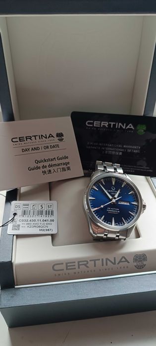 Годинник Certina DS Action Day Date Powermatic 80 (Швейцарія)