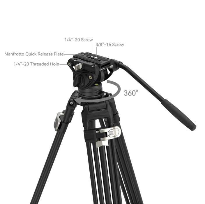 Штатив SmallRig AD-80 FreeBlazer тринога з головою, Tripod Kit