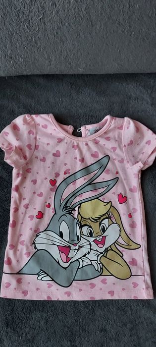 Bluzki,  3 koszulki letnie, rozmiar 80