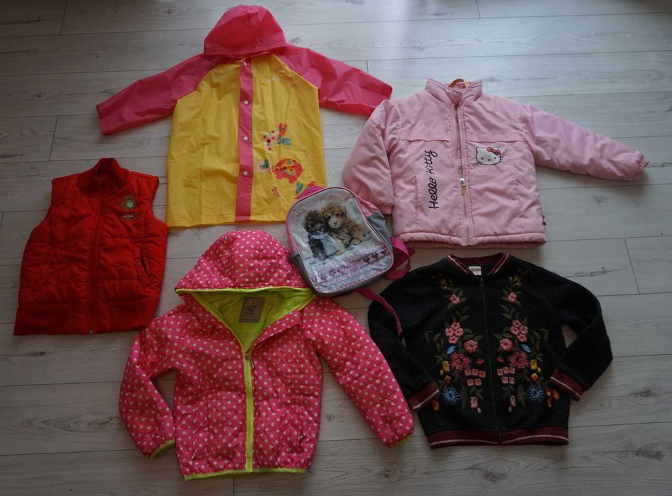paka ubrań 25 szt. wiosna/ lato~ Zara~ h&m~ kurtka r.122/128