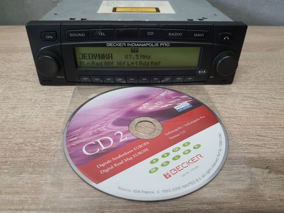 Radio samochodowe KIA Becker INDIANAPILIS PRO BE7959 CD MP3 Mercedes