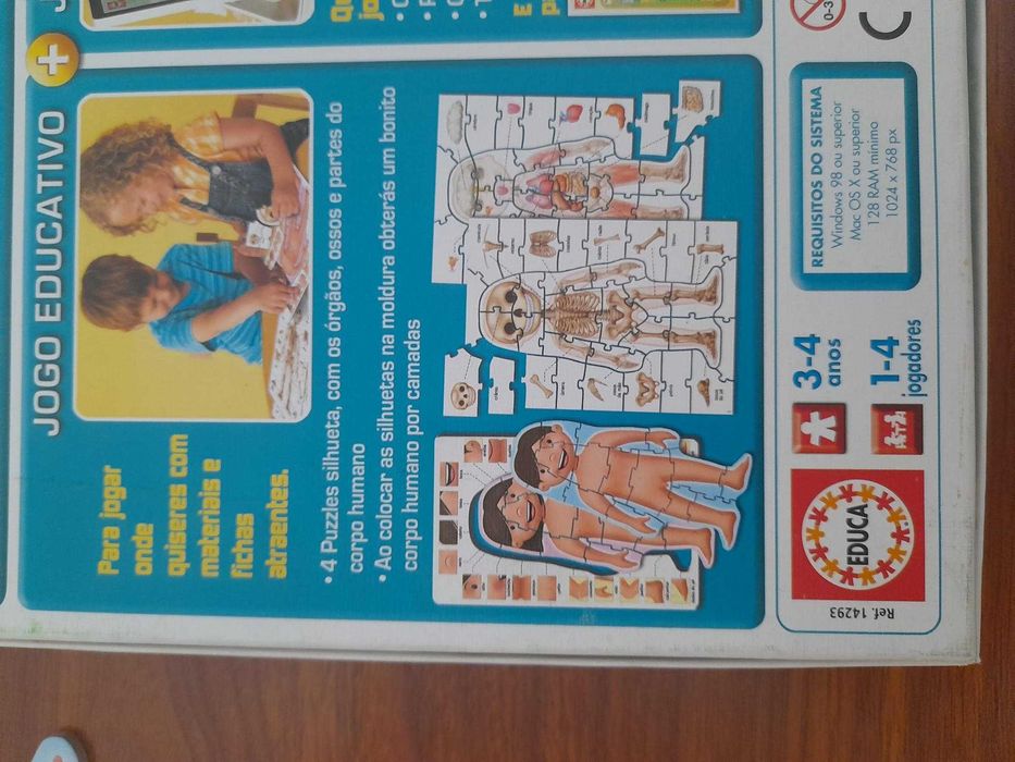 Jogo educativo: Aprendo... O corpo humano ㅤ
