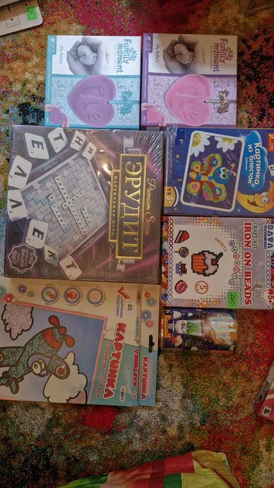 Краски,пластилин,наборы для рисования,фотобумага