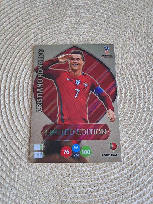 Karta limitowa Cristiano Ronaldo XXL Panini RUSSIA 2018