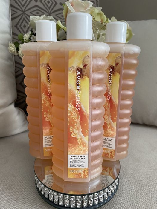 Avon plyn do kąpieli Senses Juice Burst 500 ml x 3 sztuki