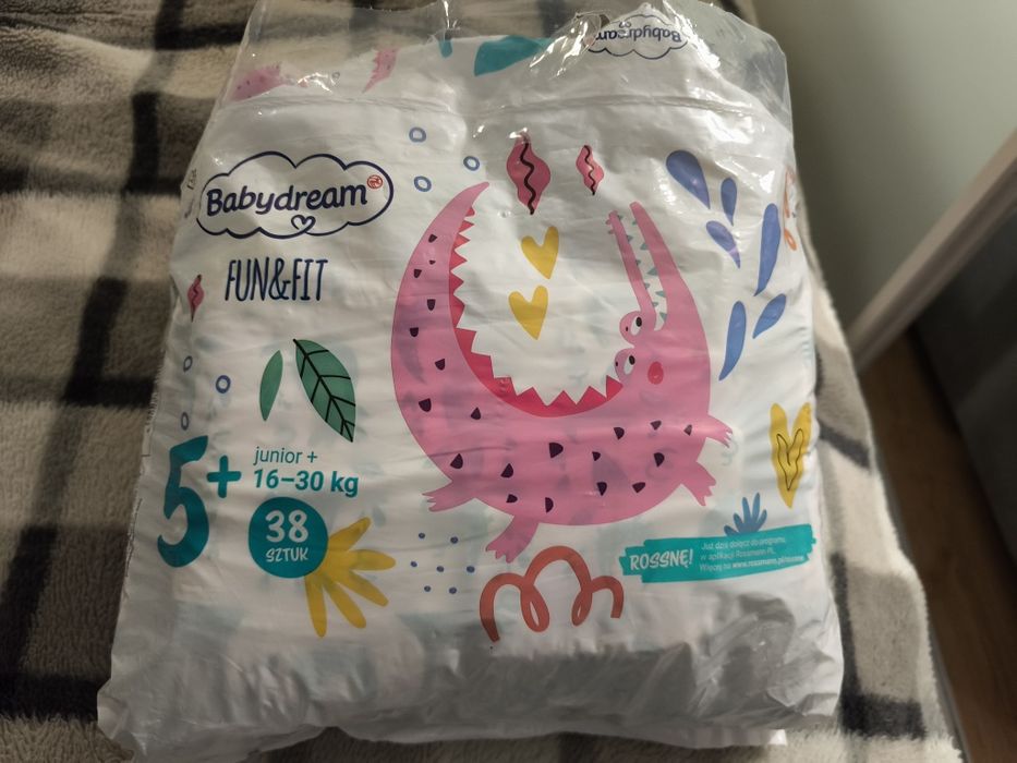Pieluchy babydream Fun&Fit 38szt 16-30kg