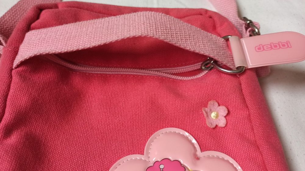 Bolsa Rosa com abelha