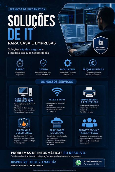 Assistencia Informática ao Domicilio – Braga/Guimarães