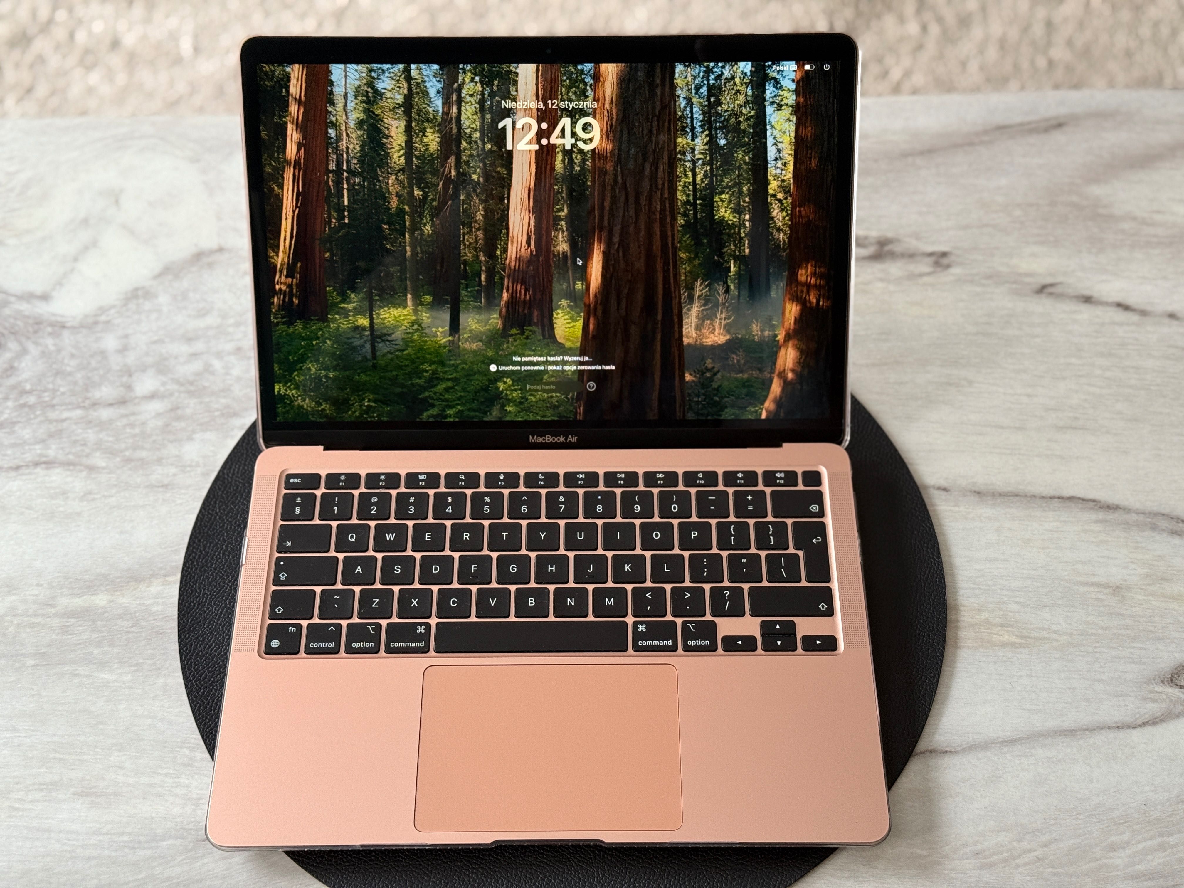 Jak NOWY Apple MacBook Air M1/16GB/256/Mac OS Rose GOLD
