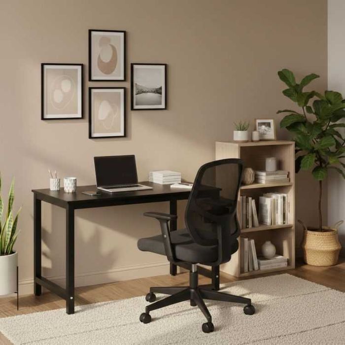 NOWE Solidne Biurko Gamingowe Metalowe LOFT Meble Komputerowe 120x60