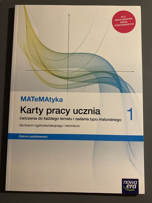 MaTeMAtyka 1 karty pracy ucznia zakres podstawowy