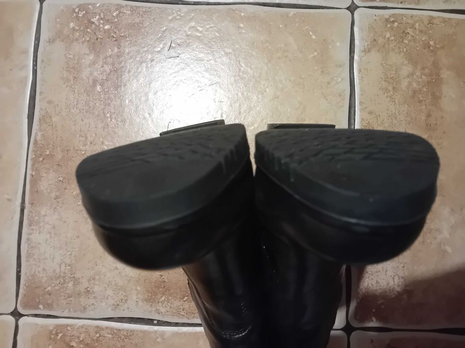 Buty botki skórzane damskie 5thAvenue na obcasie rozm.37