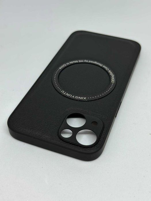 Obudowa Iphone 13 Etui Case Ochronny Czarny a'la skórzane kod 427