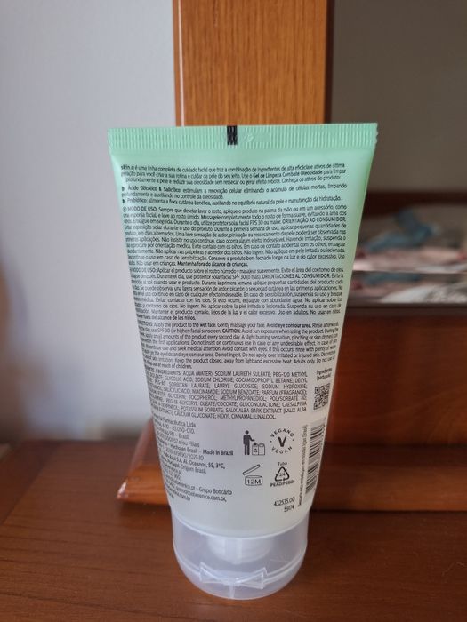 Gel de Limpeza Facial 150ml Skin.q Boticário