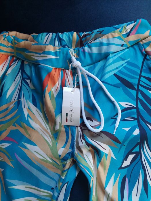 Spodnie letnie elastyczne 46