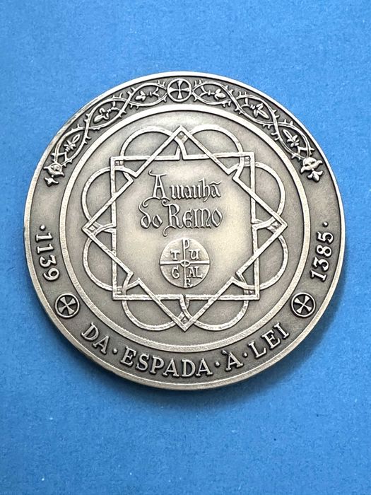 medalha D. AFONSO HENRIQUES - prata, 60mm