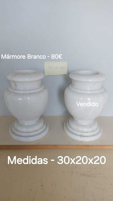 Artigos Fúnebres - Vasos e Janinhas em Mármore e Granito para Campas
