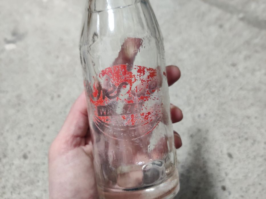 Kolekcjonerska butelka Okęcie Warszawa