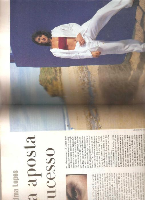 Fátima Lopes 1999 estrela na capa da Revista