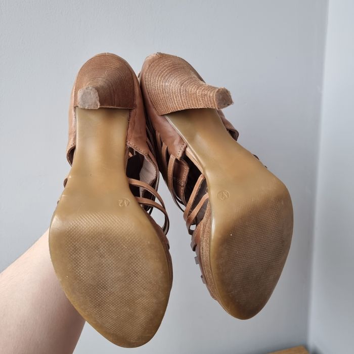 Босоніжки на шпильці ZIGN Shoes шкіряні. Натуральна шкіра 41.5-42р