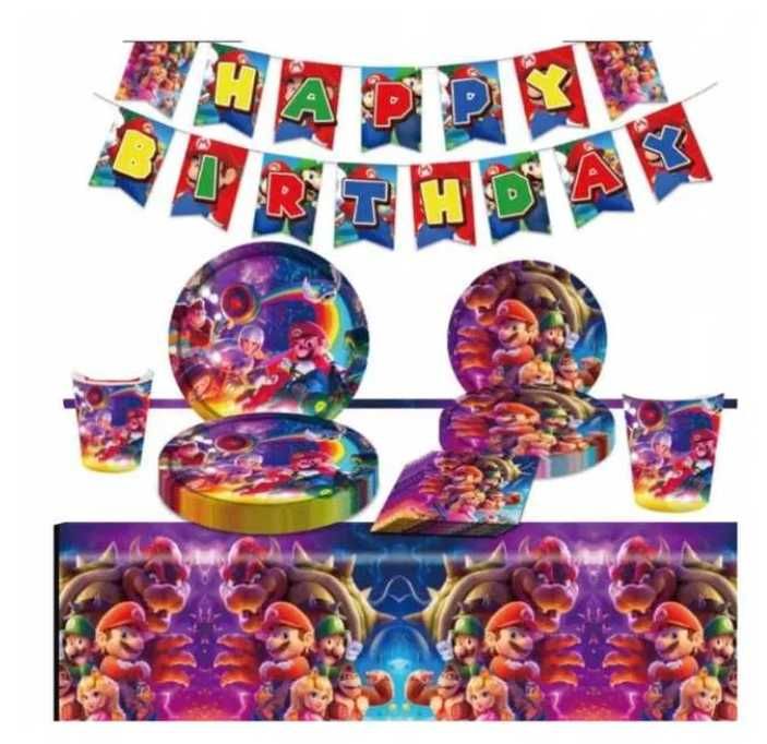 Super Mario dekoracje urodzinowe