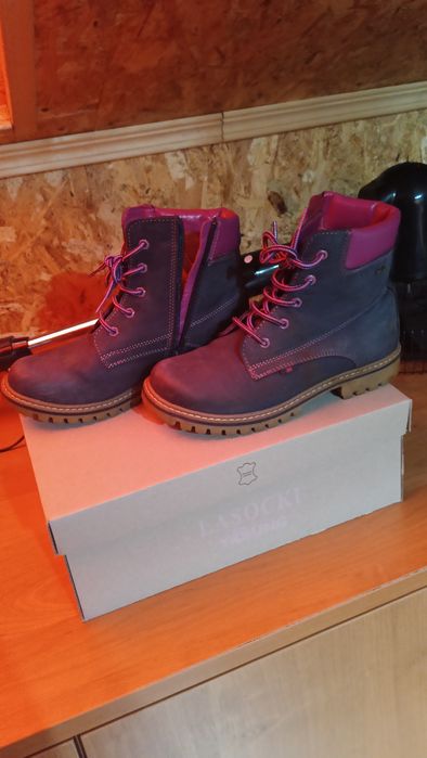 Trzewiki damskie Lasocki skórzane rozmiar 34