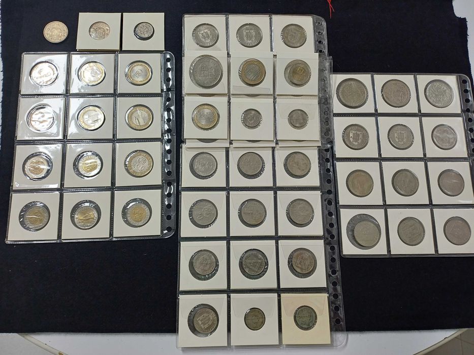 Moedas Portuguesas várias 48 unidades