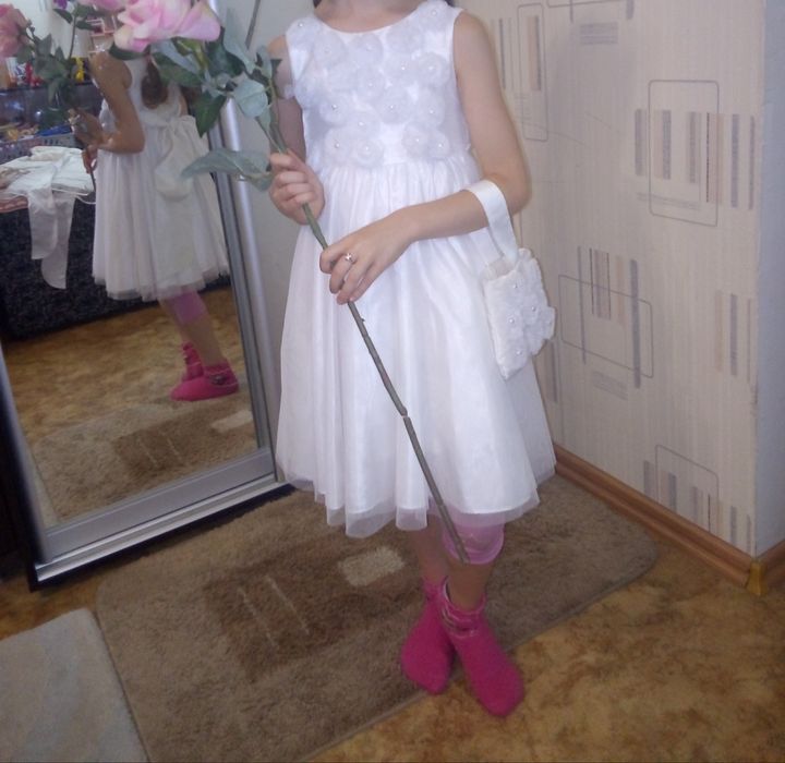 Сукня Платье сніжинка святкове новорічна