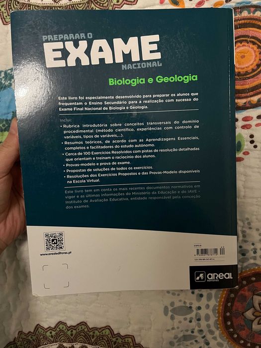 Livro Biologia e Geologia Preparação para exame nacional