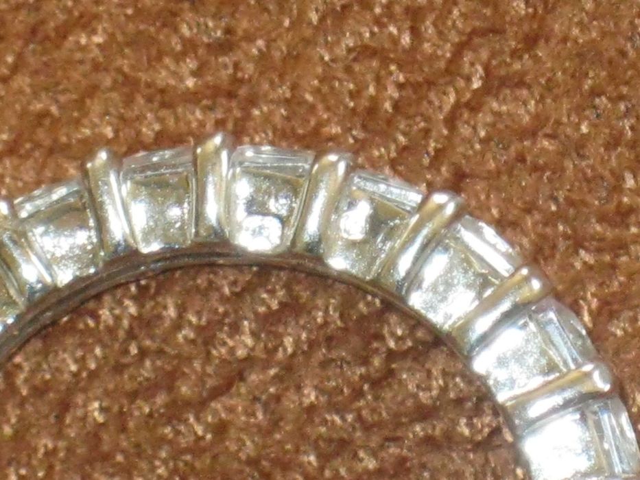 Aliança Prata Maciça de Lei 925`/.. C/Contraste