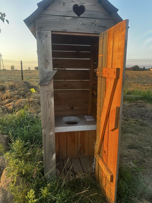 Wychodek, Używany, Budowa, Siedlce