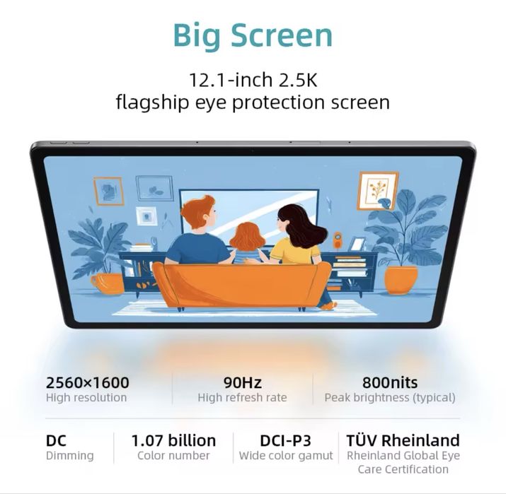 Планшет Lenovo Xiaoxin Pad 12.1 2025 + чехол Grey 8/128 Original Новые