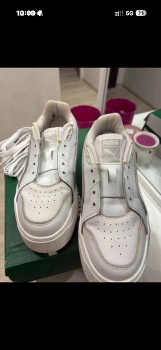 Buty biale puma CA Flyz Wns 37