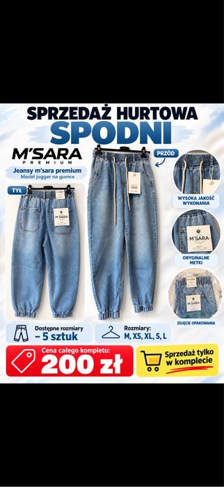 Ubrania MSara spodnie