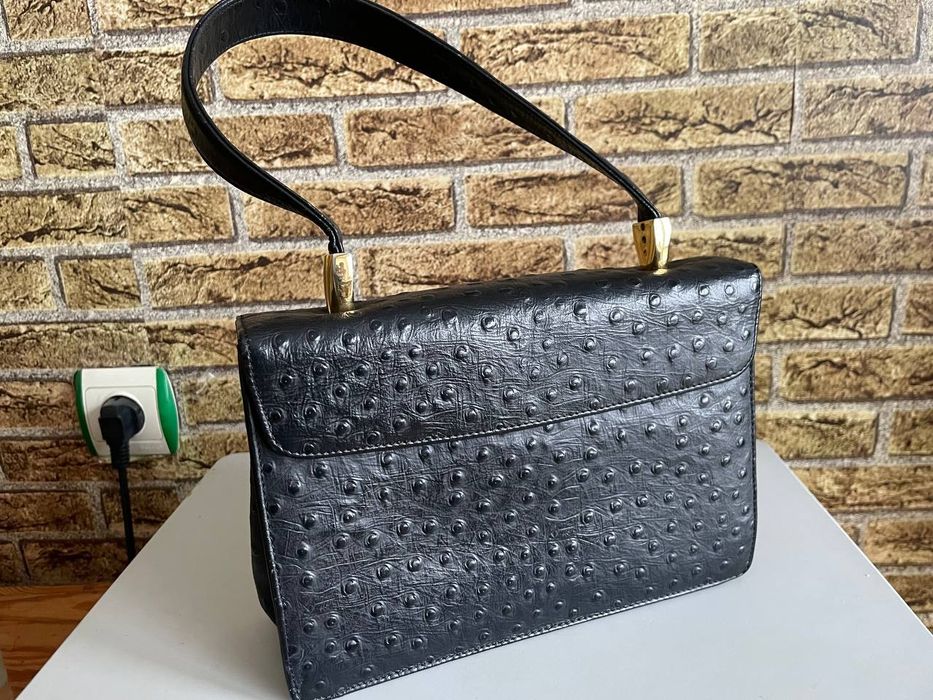 Givenchy 1960 роки сумка вінтаж страус